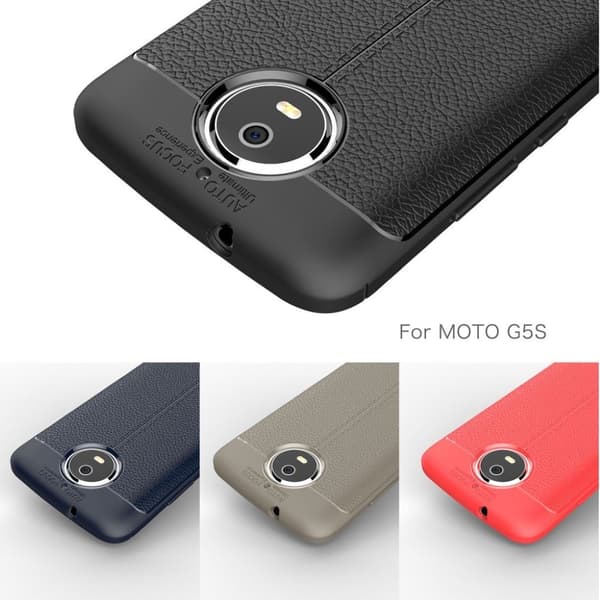 Motorola Moto G5S Deksel laget av silikon - Grå Silver grey