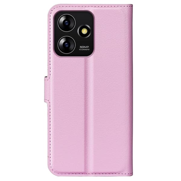 Classic ZTE Blade A73 flip etui - Rosa Pink