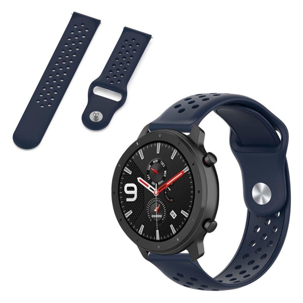 Amazfit GTR 47mm / Pace silicone watch band - Navy Blue Blå
