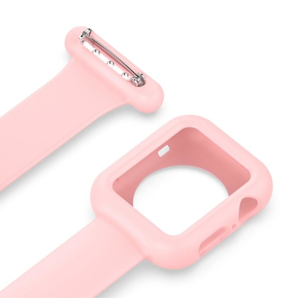 Apple Watch (45mm) silikoninen ranneke - Pinkki Pink