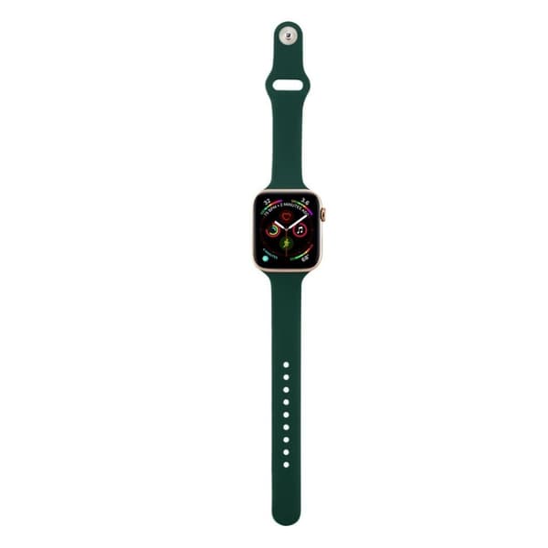 Apple Watch Series 5 44mm simpel silikone Urrem - Grøn Green