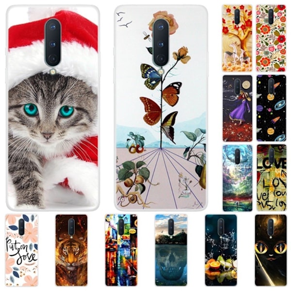 Deco OnePlus 8 kuoret - Kosminen tila Multicolor