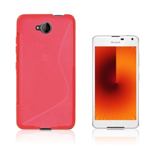 Lagerlöf TPU solid deksel for Microsoft Lumia 650 - Rød Red