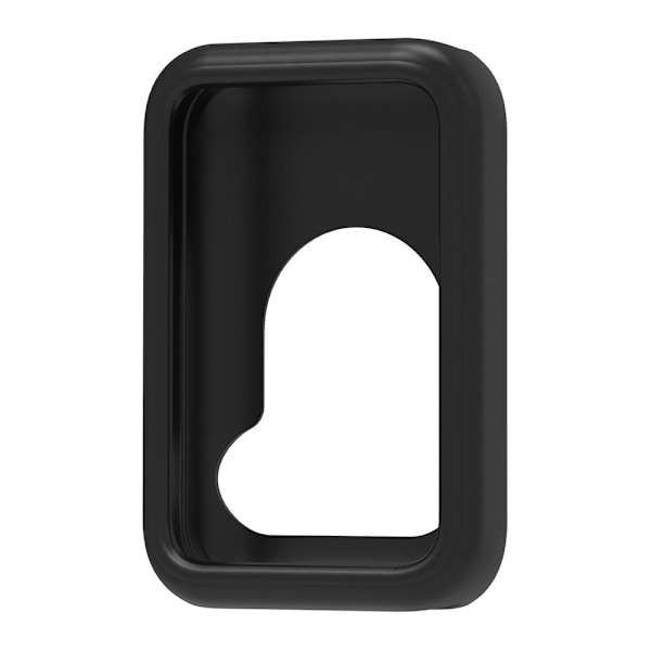 Honor Band 9 Silicone Watch Case Protective Bumper Frame - Sort Black
