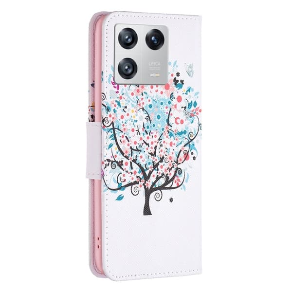 Wonderland Xiaomi 13 Flippetui - Blomst Tre Multicolor