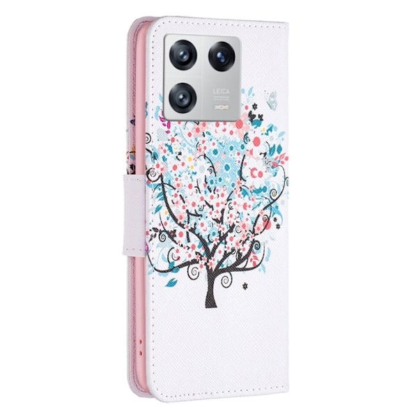 Wonderland Xiaomi 13 Läppäkotelo - Flower Puu Multicolor