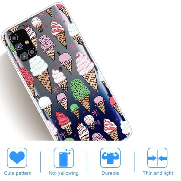 Deco Samsung Galaxy M31s Etui - Ice Cream Multicolor
