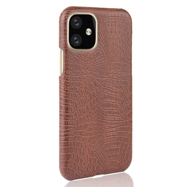 Croco iPhone 11 Pro kuoret - Kahvi Brown