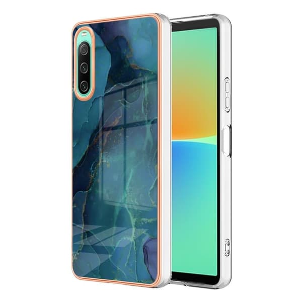 Marble Sony Xperia 10 IV Etui - Grønn Green