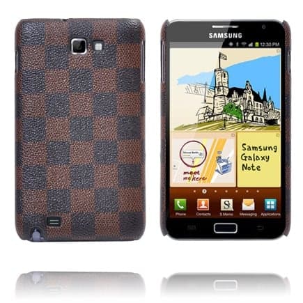 Barsberry Chess (Hvit) Samsung Galaxy Note Deksel Brown