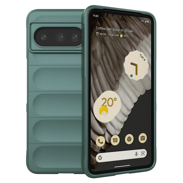 Mjukt greppformat Google Pixel 8 Pro skal - Grön Grön