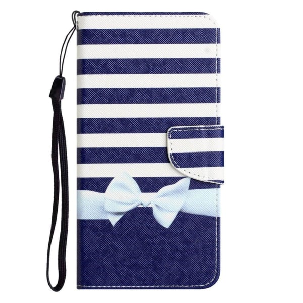 Wonderland Samsung Galaxy S22 Flip Etui - Sløjfe Blue