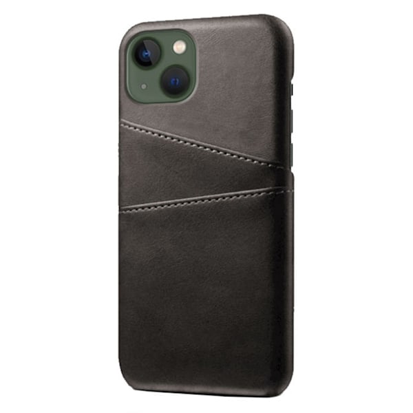 Dual Card iPhone 14 Plus kotelot - Musta Black