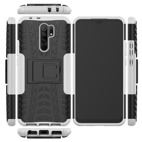 Offroad Etui Xiaomi Redmi 9 - Hvit White