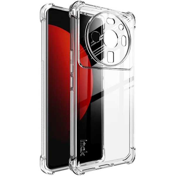 IMAK Airbag Cover for Xiaomi 12S Ultra - Läpinäkyvä Transparent
