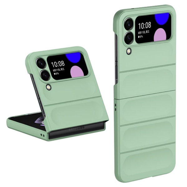 Blødt grebsformet cover til Samsung Galaxy Z Flip3 5G - Grøn Green