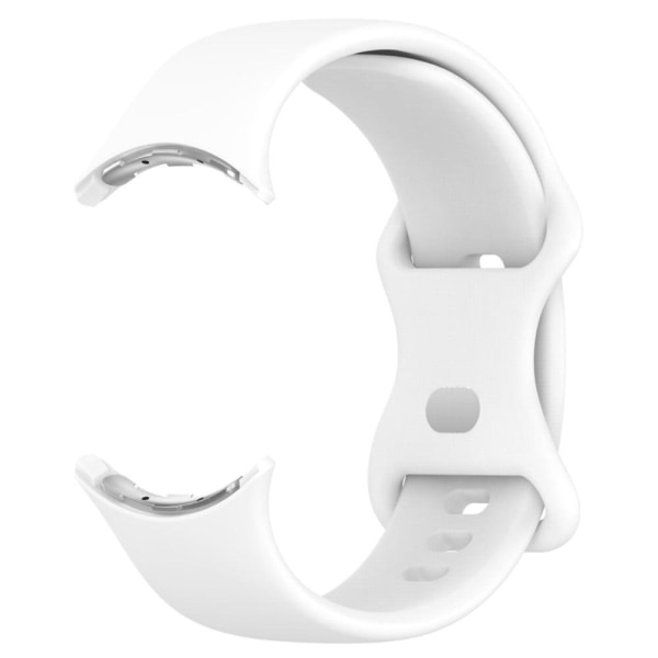 Google Pixel Watch silikoninen ranneke - Valkoinen White