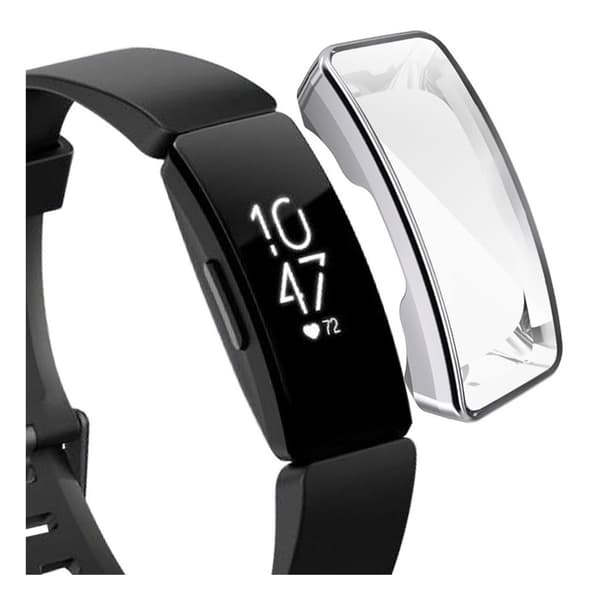 Fitbit Inspire / Inspire Hr Galvanisering Etui - Sølv Silver grey