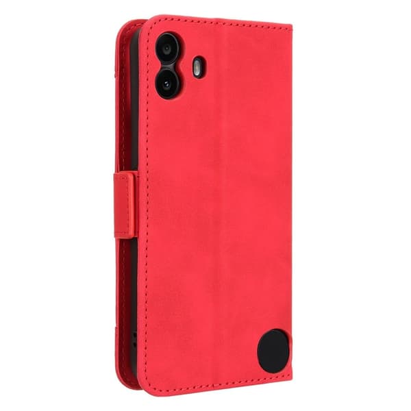 Moderne Nothing CMF Phone 1 læderetui med pung - Rød Red