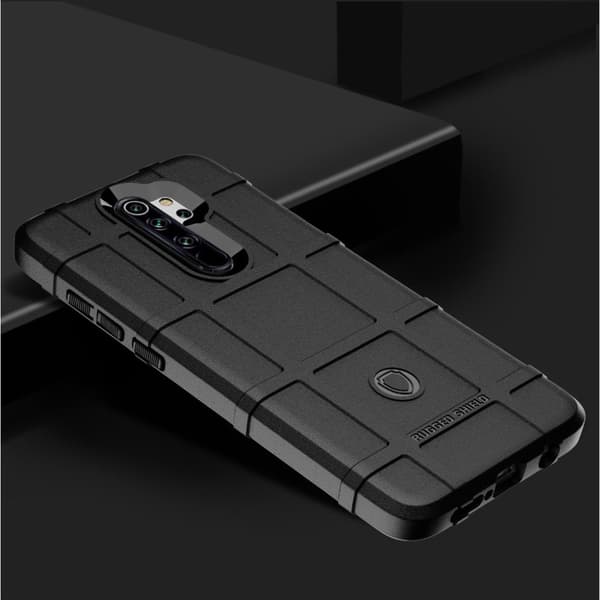 Rugged Shield Xiaomi Redmi Note 8 Pro deksel - Svart Black