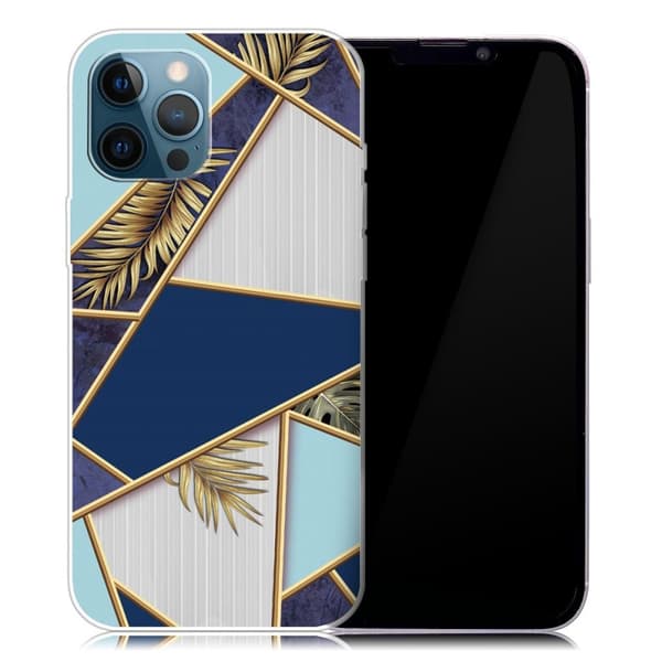 Marble design iPhone 13 Pro cover - Fragment Af Farve Og Vinranke Multicolor