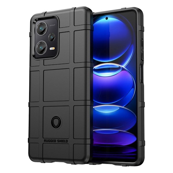 Rugged Shield Etui Xiaomi Redmi Note 12 Pro Plus - Svart Black
