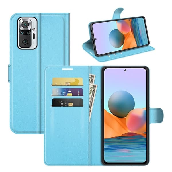 Classic Xiaomi Redmi Note 10 Pro Flippetui - Blå Blue