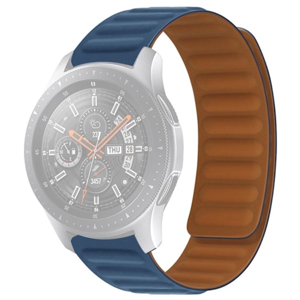 20mm Universal silikoni magneettilukkoinen ranneke - Keskiyön Sininen Blue