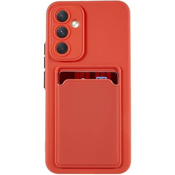 Samsung Galaxy A54 skal med korthållare - Orange Orange