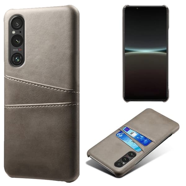 Dual Card Suojakotelo Sony Xperia 1 V - Harmaa Silver grey