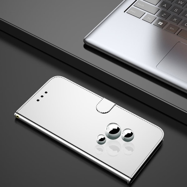 Mirror etui til Nokia G11 / Nokia G21 - Sølv/Grå Silver grey