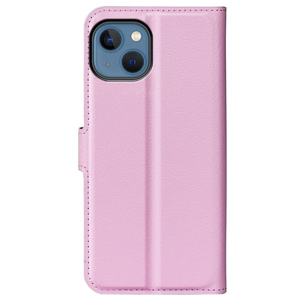 Classic iPhone 14 Plus flip etui - Rosa Pink