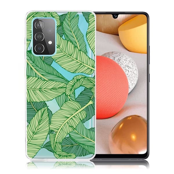 Deco Samsung Galaxy A52 5G Etui - Blad Green