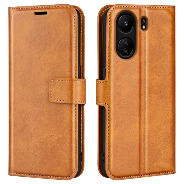 Classic Xiaomi Redmi 13C / Xiaomi Poco C65 fodral - Gul Gul