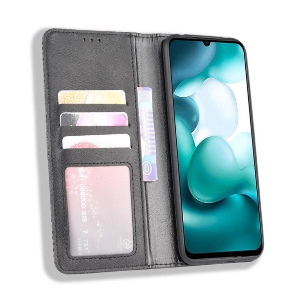 Bofink Vintage läder Xiaomi Mi 10 Lite 5G / Xiaomi Mi 10 Youth 5G fodral - Svart Svart