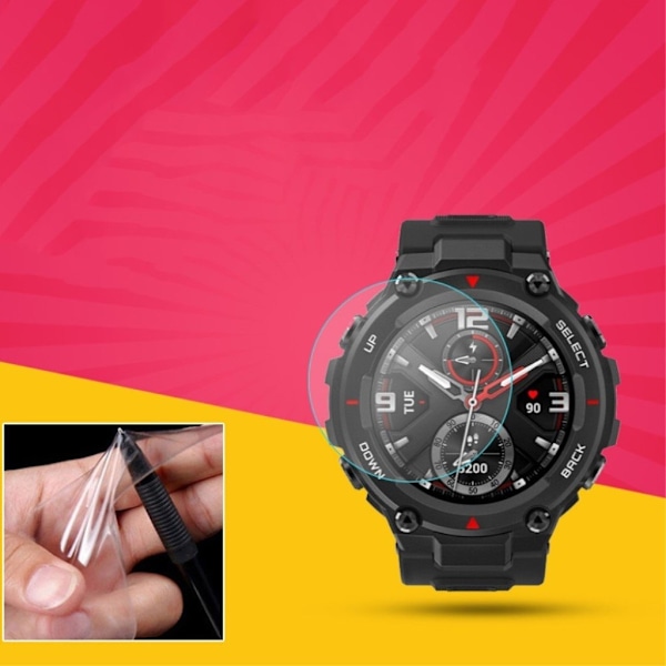 Amazfit T-Rex anti-chock skärmskydd Silvergrå