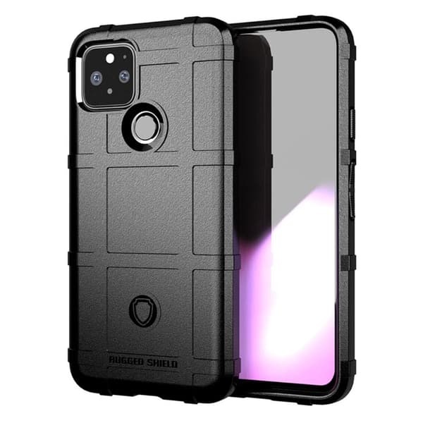 Rugged Shield Google Pixel 5 skal - Svart Svart