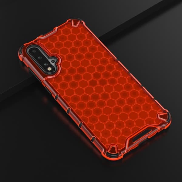 Bofink Honeycomb Huawei Nova 5 kuoret - Punainen Red