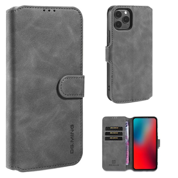 DG.Ming iPhone 13 Mini Retro Suojakotelo - Harmaa Silver grey