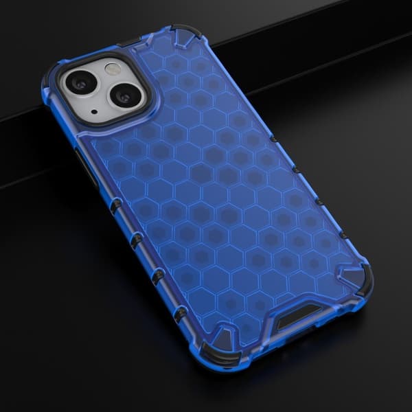 Bofink Honeycomb iPhone 13 Mini Suojakotelo - Sininen Blue