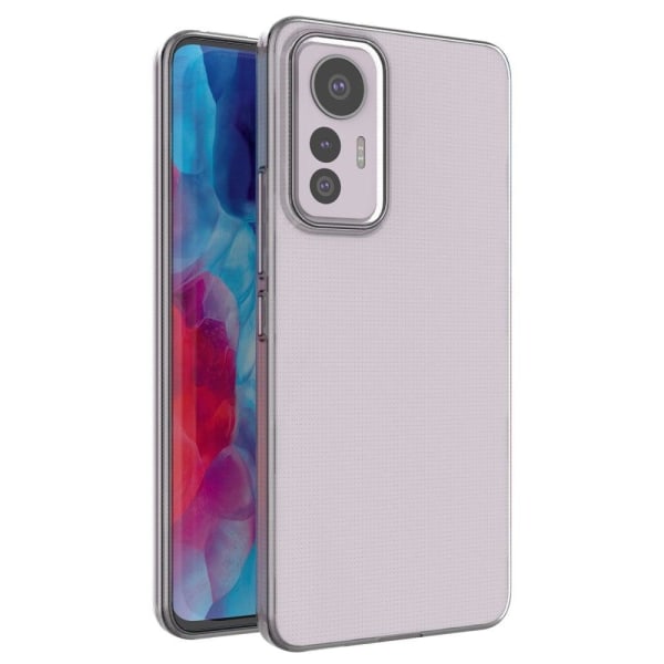 Mjukt greppformat Xiaomi 12 Lite skal - Genomskinlig Transparent