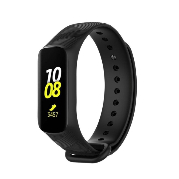 Samsung Galaxy Fit e twill design silikone Urrem - Sort Black