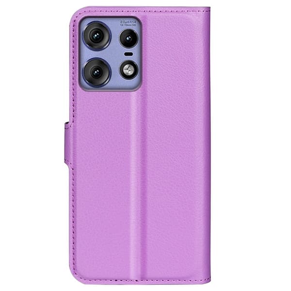 Classic Motorola Edge 50 Pro flip etui - Lilla Purple