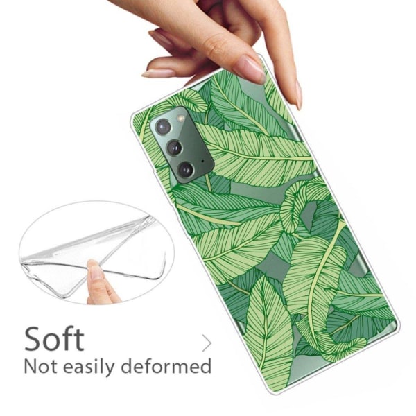 Deco Samsung Galaxy Note 20 kotelot - Lehti Green