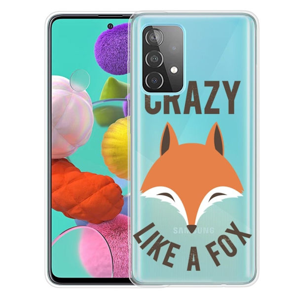 Deco Samsung Galaxy A53 5G Suojakotelo - Fox Multicolor