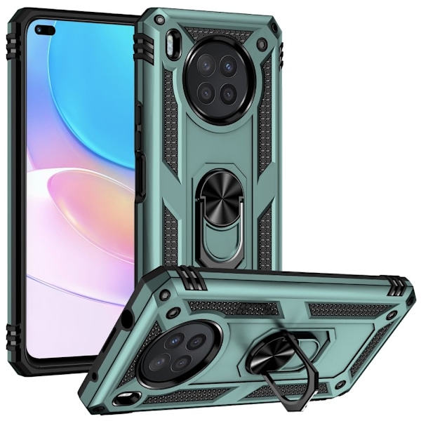 Bofink Combat Huawei Nova 8i Etui - Sortliggrøn Green