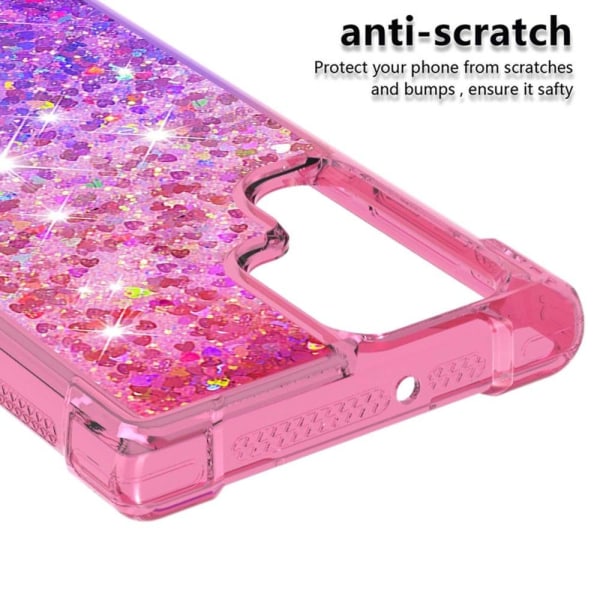 Princess Samsung Galaxy S22 Ultra kotelot - Pinkki / Violetti Multicolor