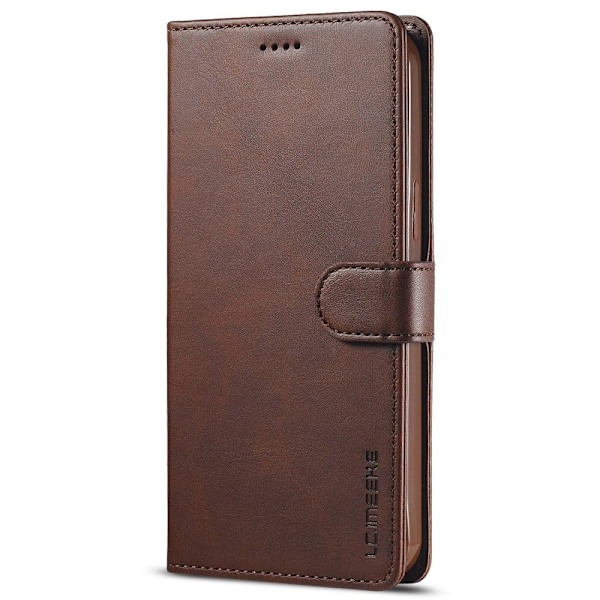 LC.IMEEKE iPhone 14 flip etui - Brun Brown
