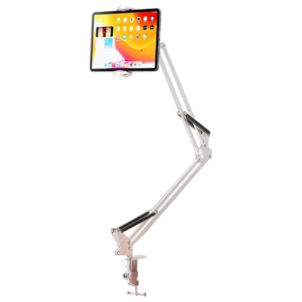 Universal lazy stand for phone and tablet - Silver Silvergrå