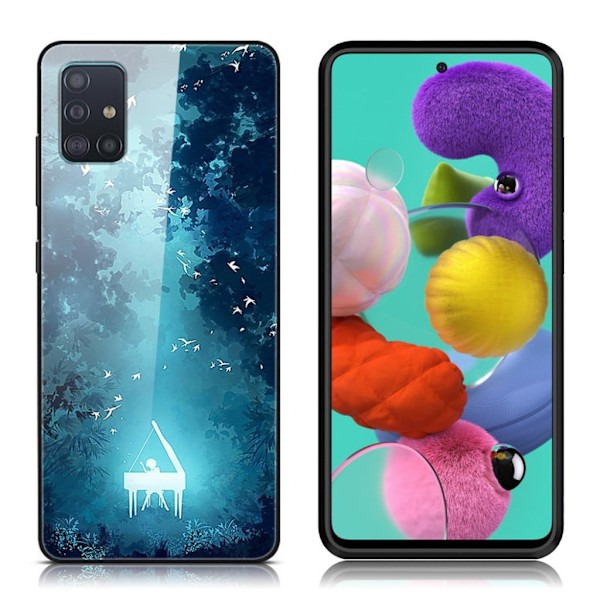 Fantasy Samsung Galaxy A51 skal - Piano Från Skogen Blå